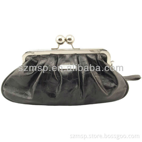 Shiny PU classic ladies clutch bag